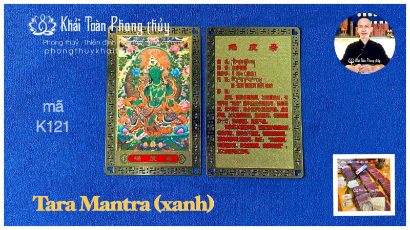 (K121) • Tara Mantra (xanh)