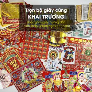 Bài cúng và văn khấn khai trương